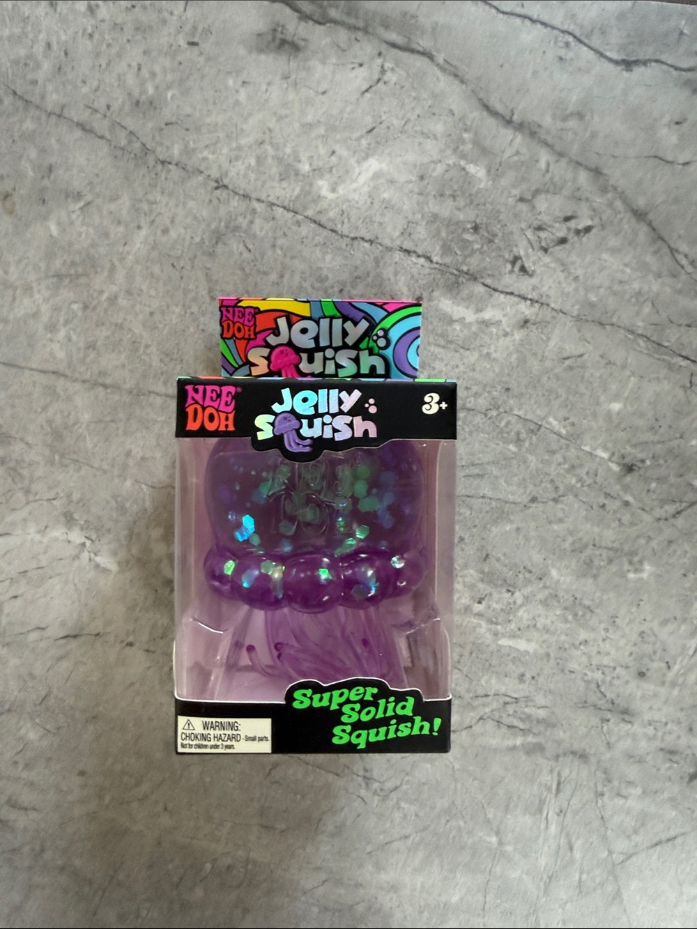 VIRAL NeeDoh Jelly Squish Purple Squishy Toy